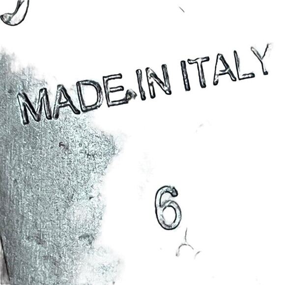 Fs/Ny French Sole Gold Leather Slip On Wedge Loafers Round Toe Womens Shoes sz 6 - Picture 16 of 16